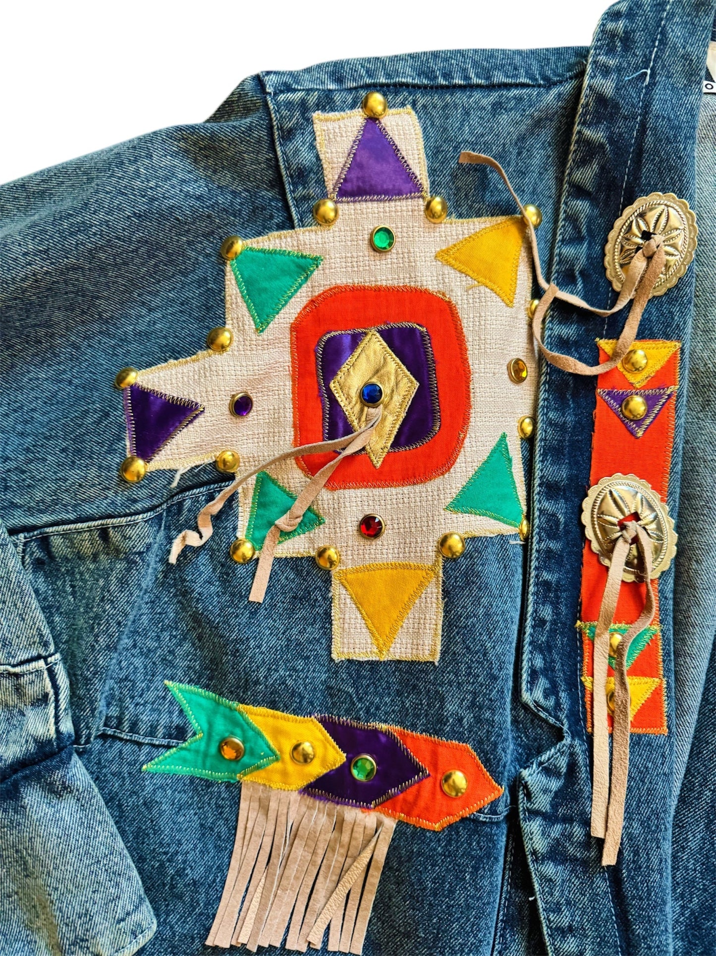 Afsy Collection Long Denim Jacket