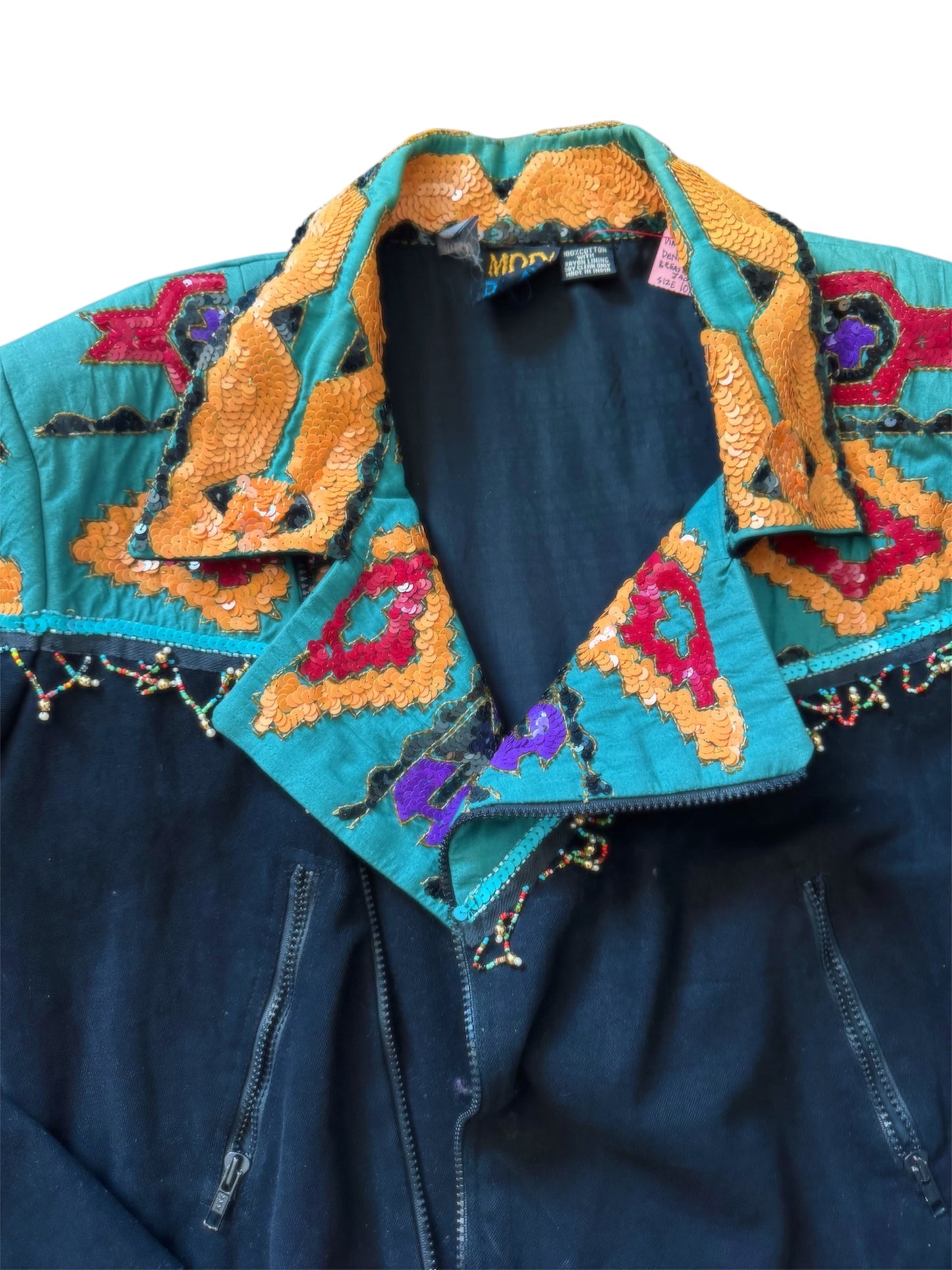 Vintage MOD Denim Double Breasted Jacket