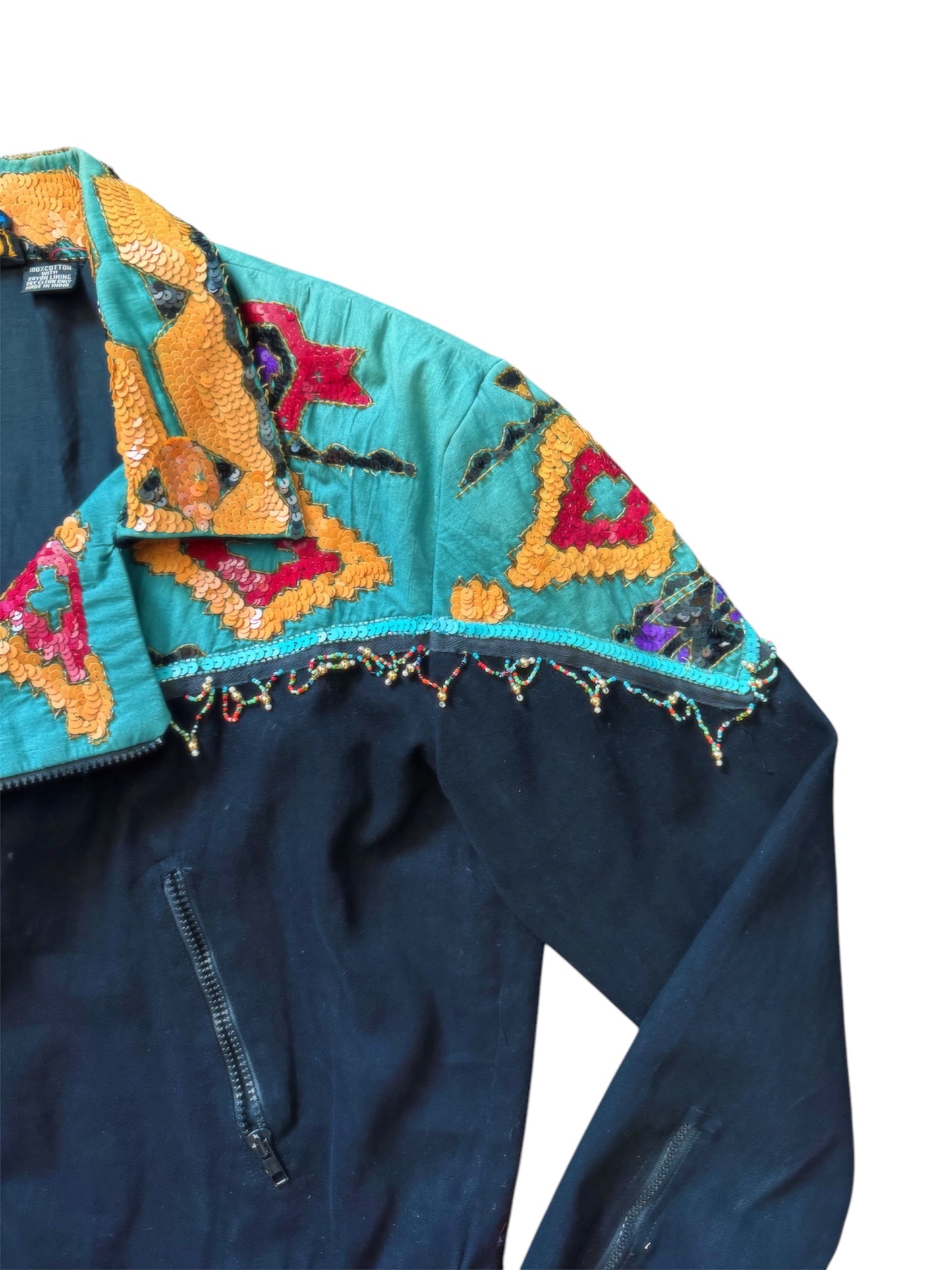 Vintage MOD Denim Double Breasted Jacket