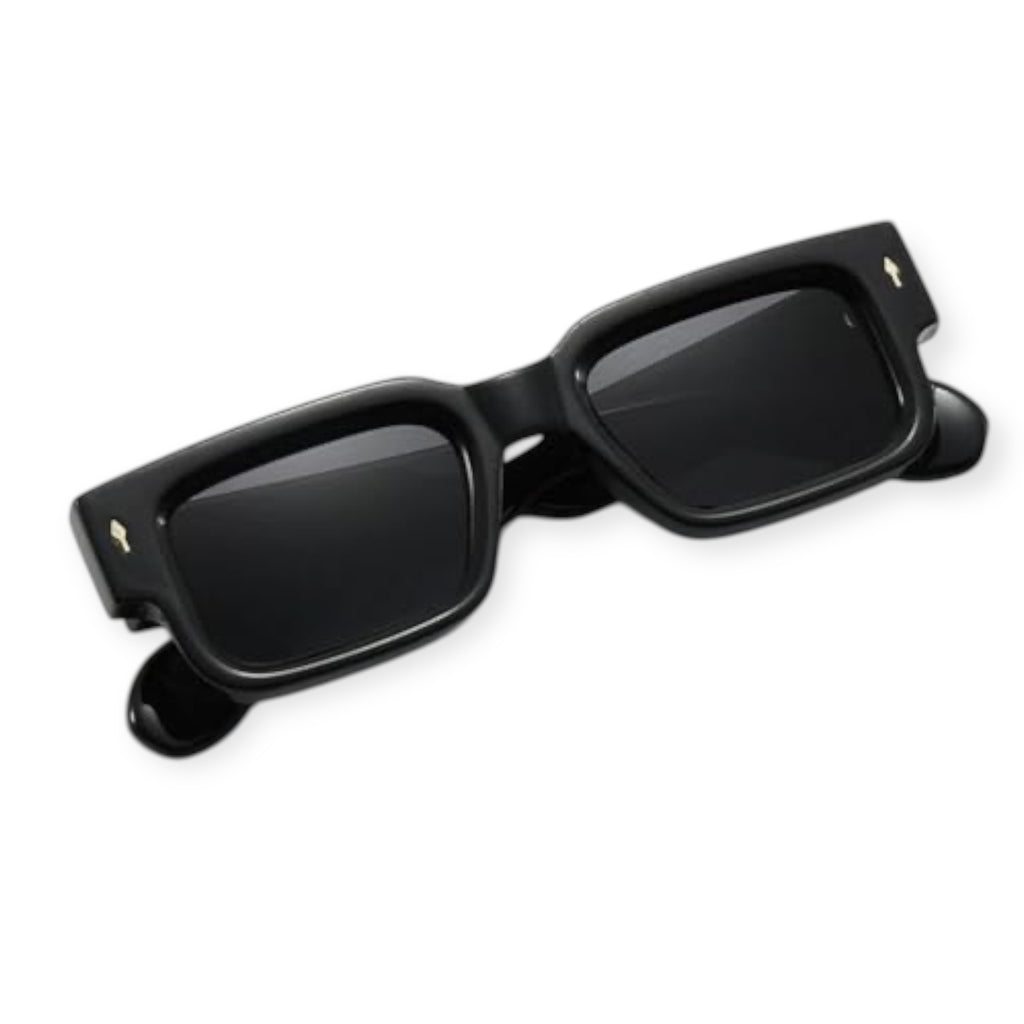 Black square sunglasses from Everythang Dope, classic hip-hop inspired eyewear.