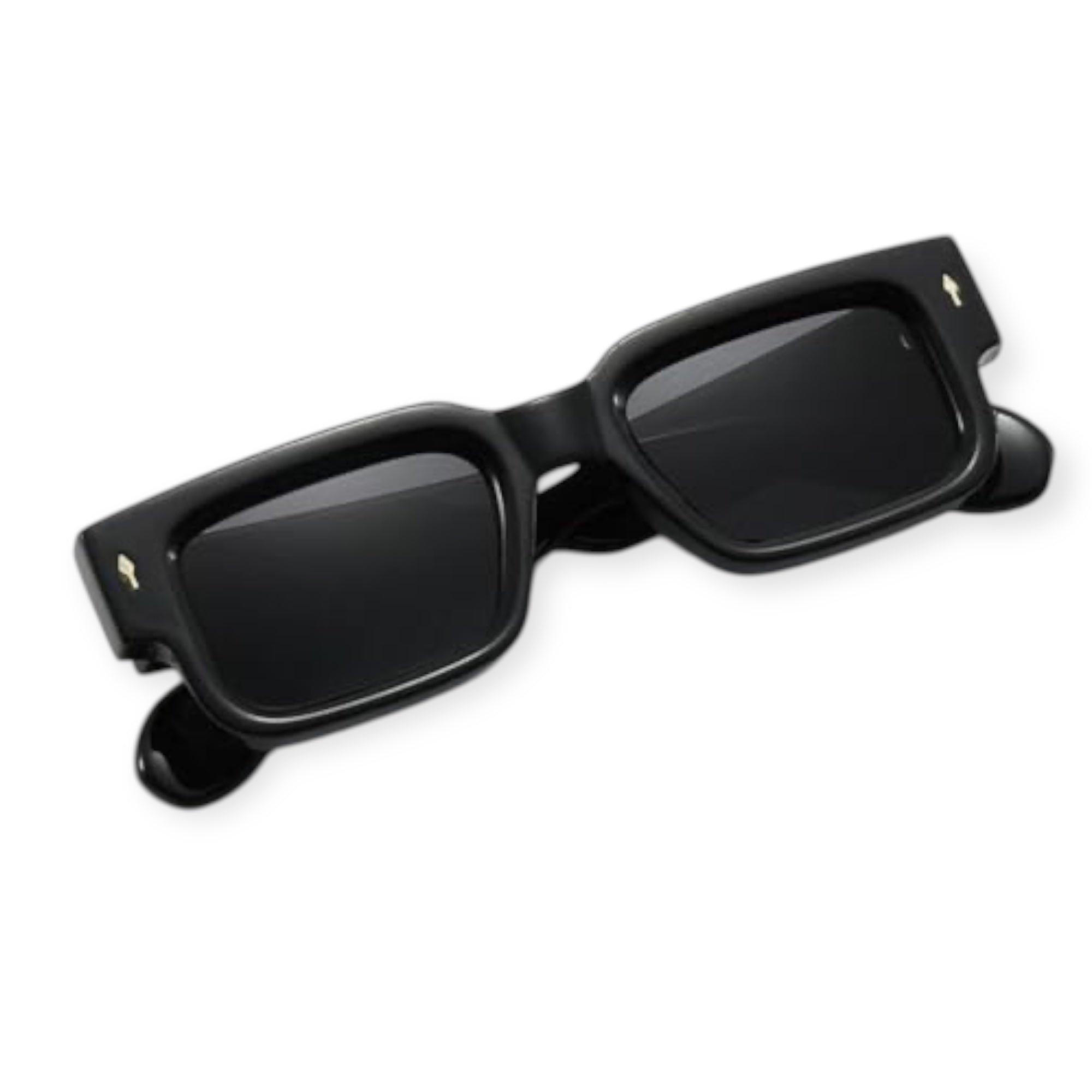 Black square sunglasses from Everythang Dope, classic hip-hop inspired eyewear.