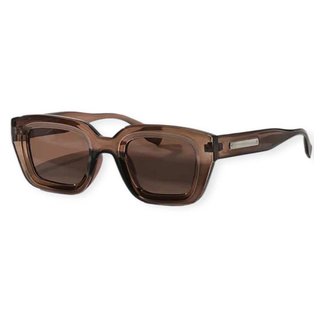 Dark square sunglasses from Everythang Dope, retro hip-hop style eyewear.