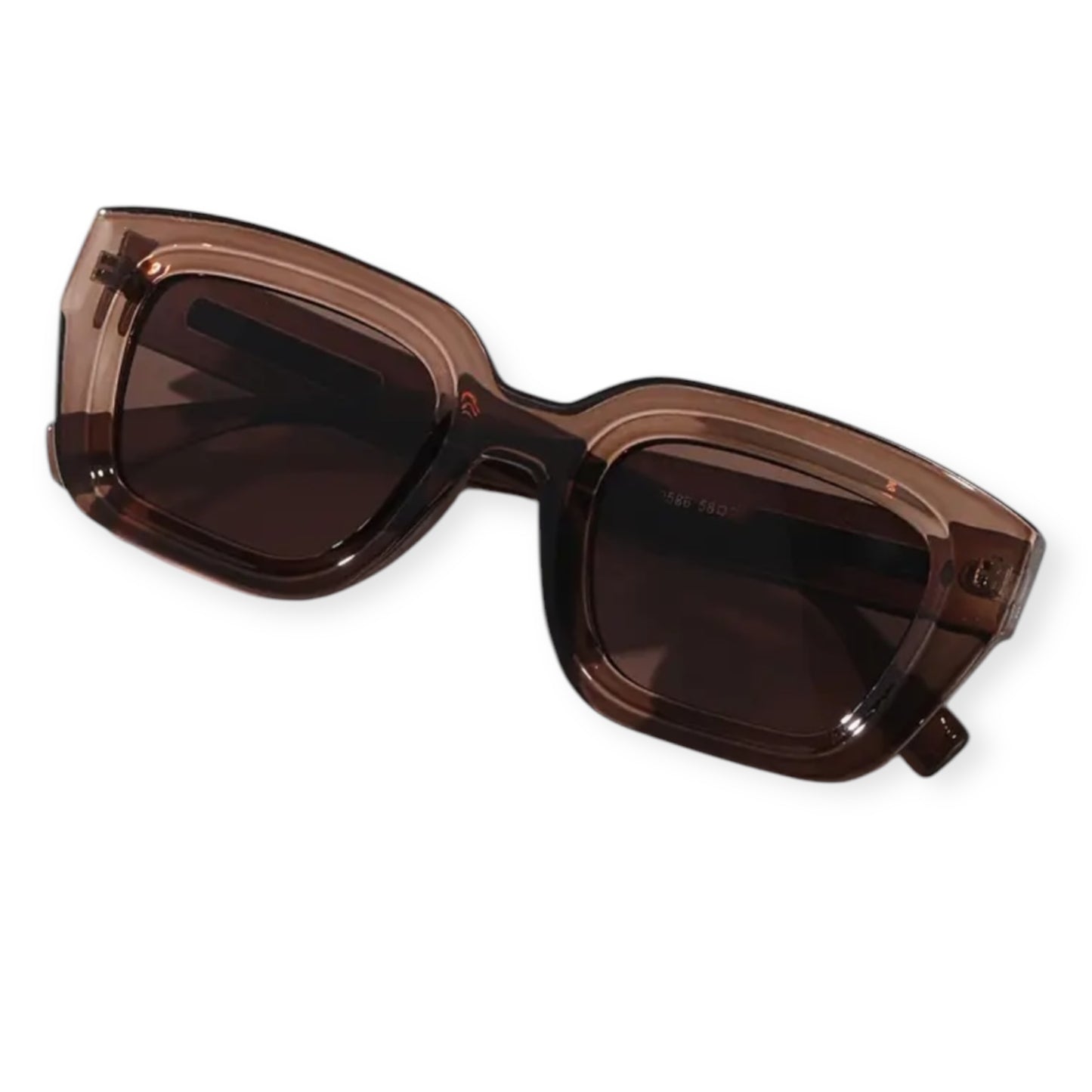 Dark square sunglasses from Everythang Dope, retro hip-hop style eyewear
