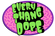 Everythang Dope logo in purple and pink retro style, representing 80s and 90s vintage streetwear and hip-hop culture.