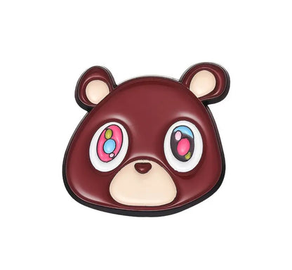 Kanye Bear pin by Everythang Dope, inspired by early Kanye West album art.