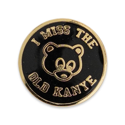 Kanye Bear university edition pin by Everythang Dope, hip-hop culture accessory.
