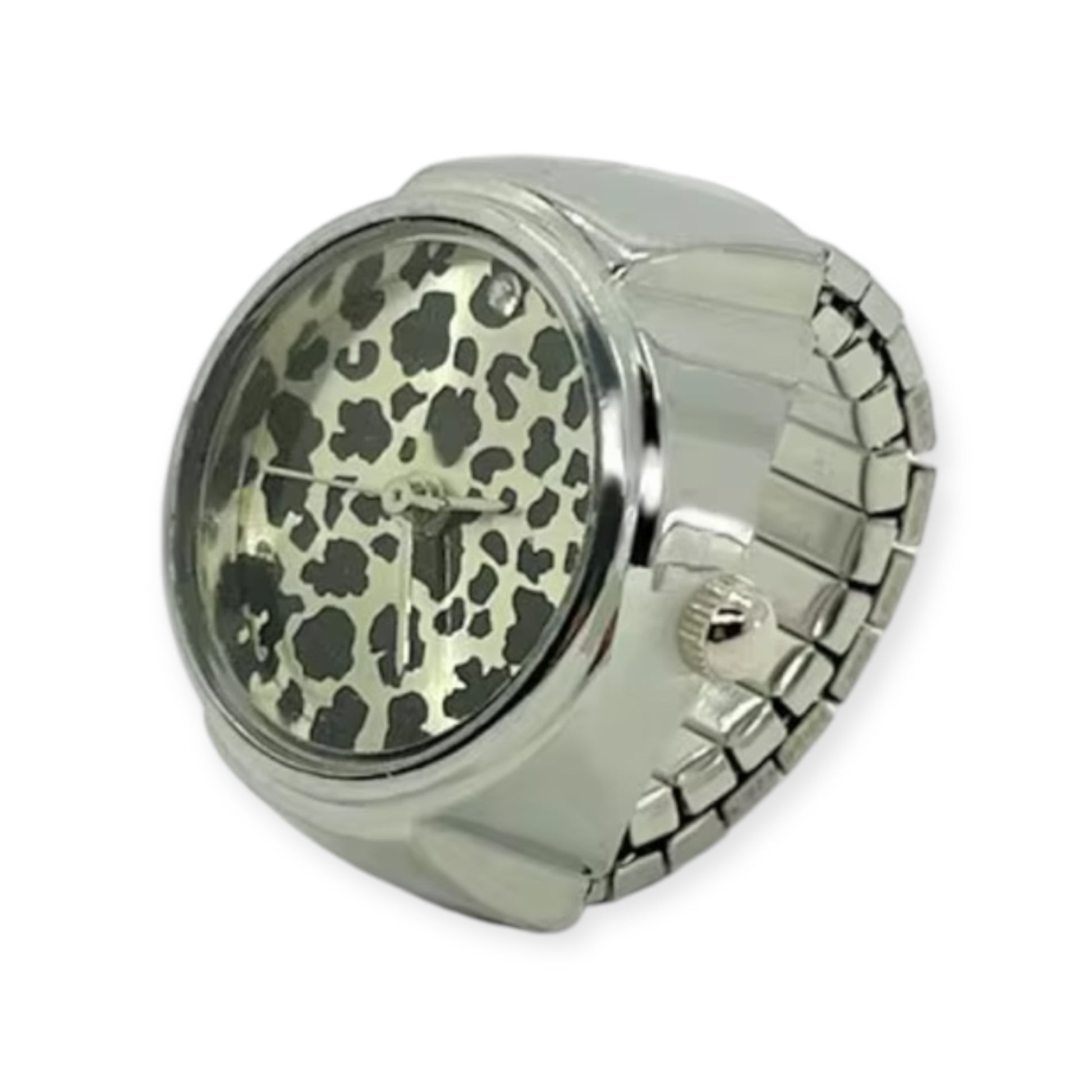 assorted ring watches in blue, yellow, pink, rosegold, and green with colorful faces, Everythang Dope vintage accessories.
