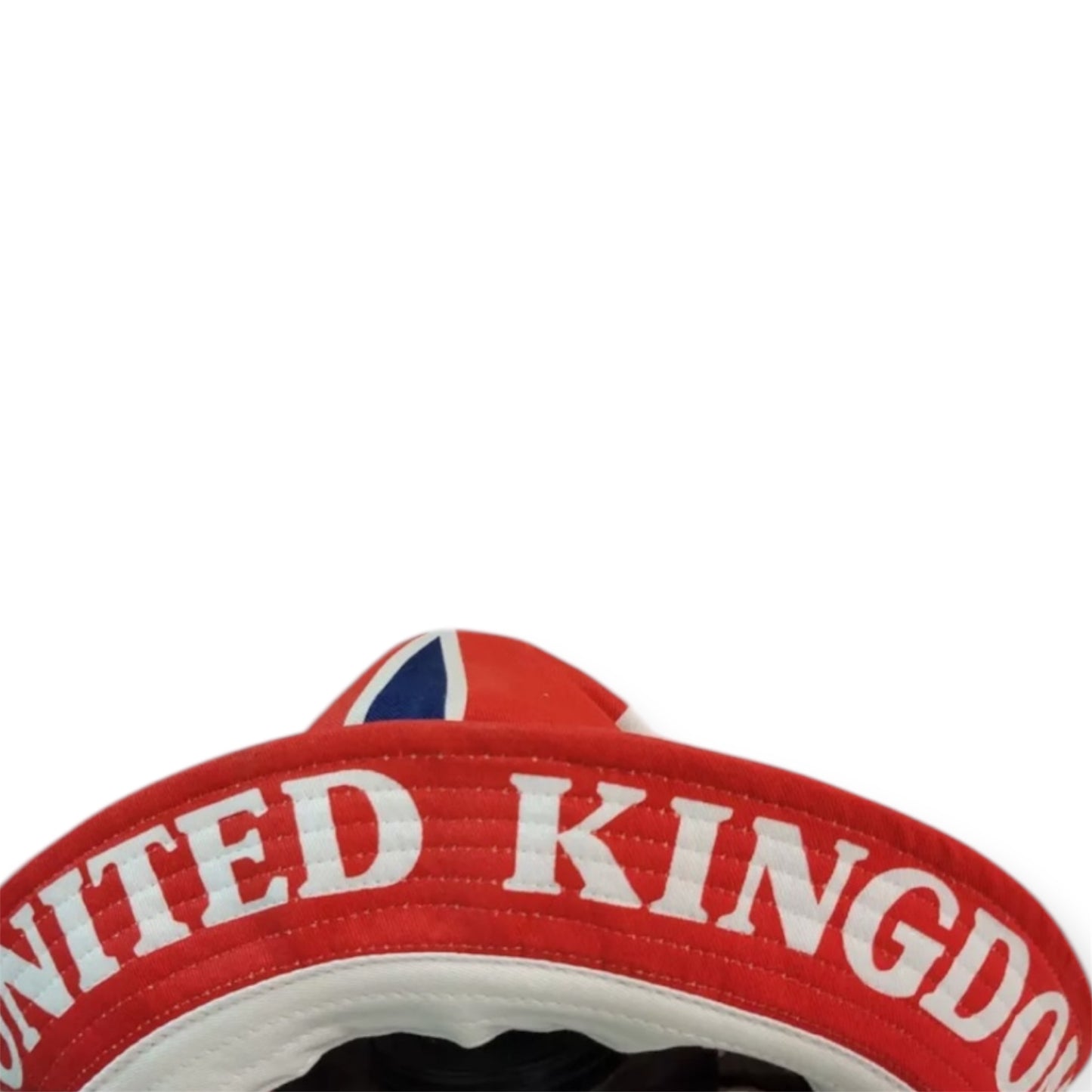 British Knights vintage bucket hat with England flag, 90s hip-hop style.